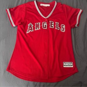 Women’s Majestic Red Cool Baseball Jersey